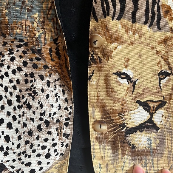 Infinity Chic Designer Fashions Safari Button Up Vest - Size M - Made in USA - Picture 7 of 7